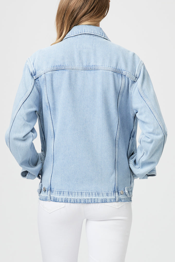 Paige Premium Denim - Felix Jacket W/ Let Down Hem in Fifi Distressed