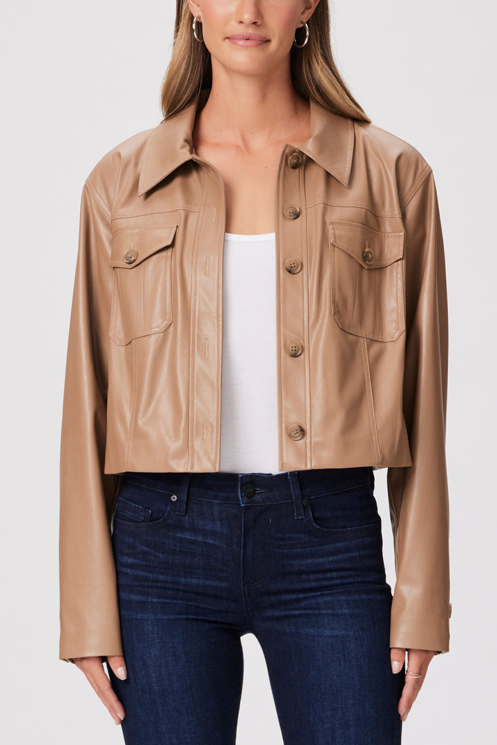 Paige Premium Denim - Fenwick Jacket in Burnt Sugar