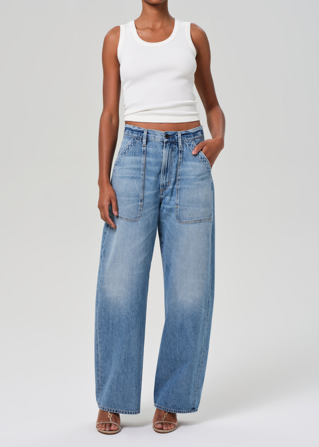 Citizens of Humanity - Inez Waffle Tank in Pashmina