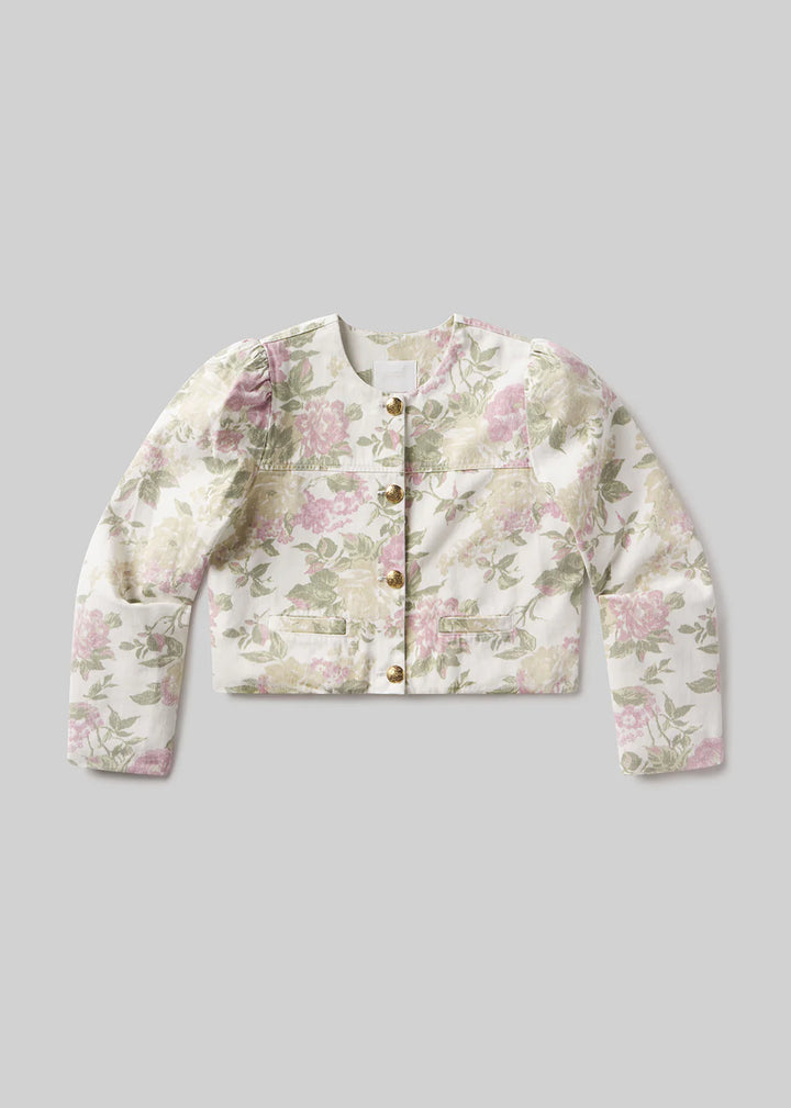 CITIZENS OF HUMANITY - Anita Puff Sleeve Jacket in English Rose Jacket