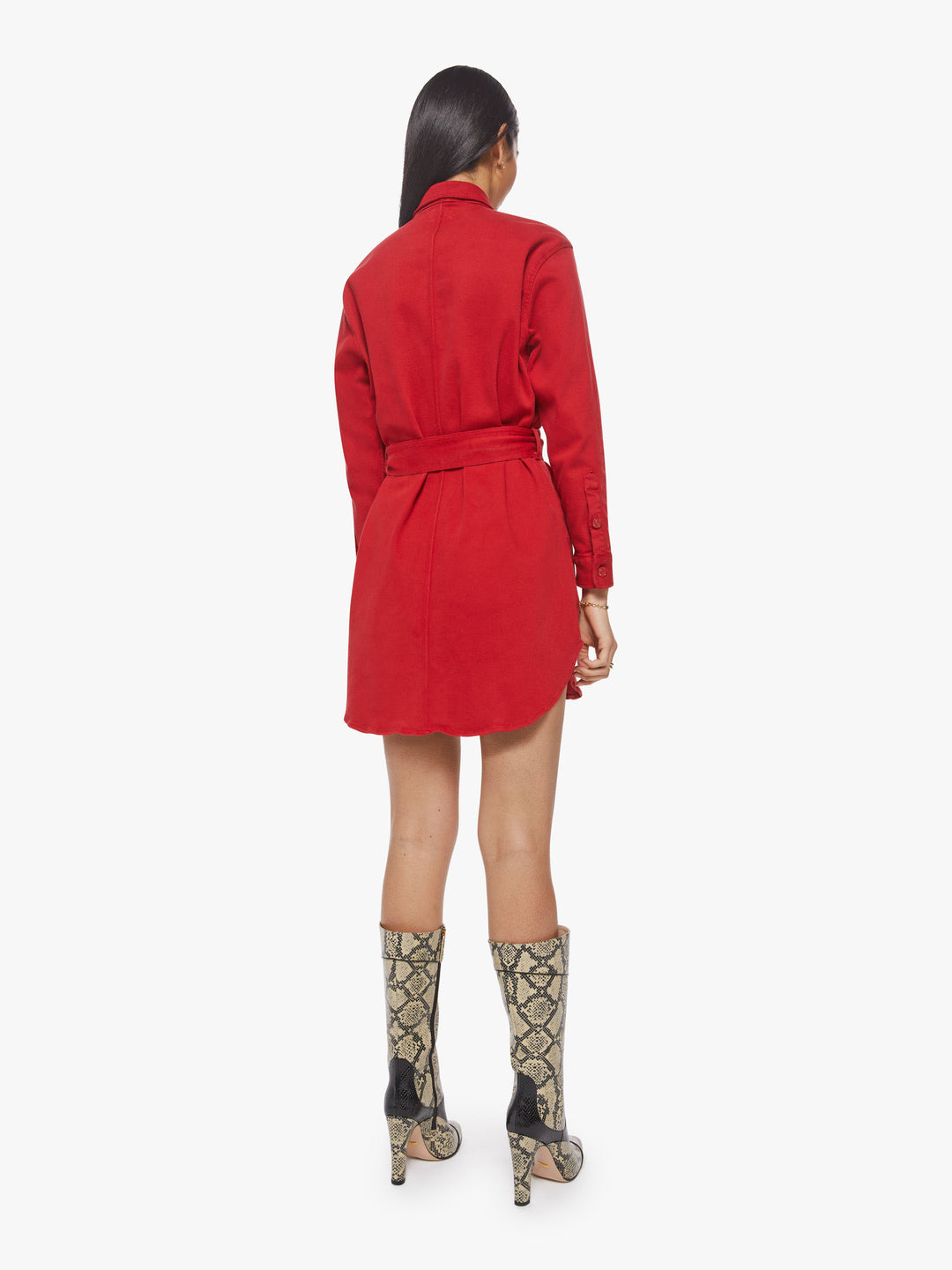 strapless open back dress Rock & Roll Denim Women's Rhinestone Short Sleeve T-Shirt Mini Dress