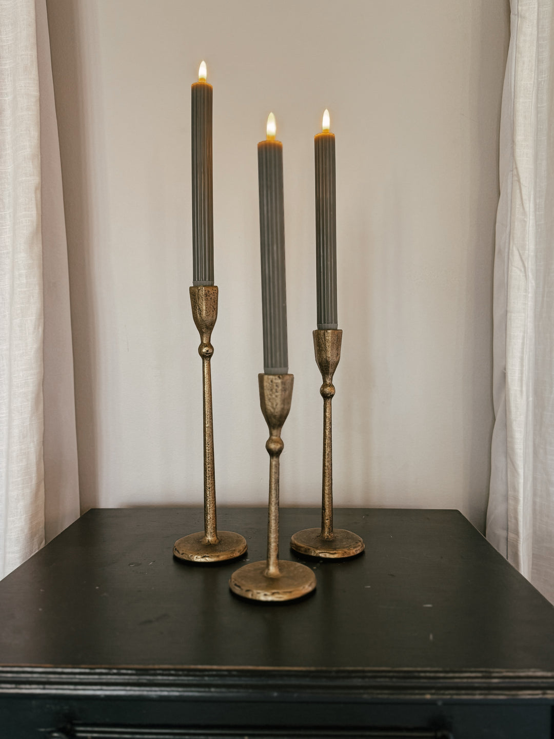Iron Candle Holders set of 3