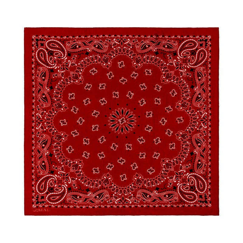 The Great - The Silk Bandana in True Red