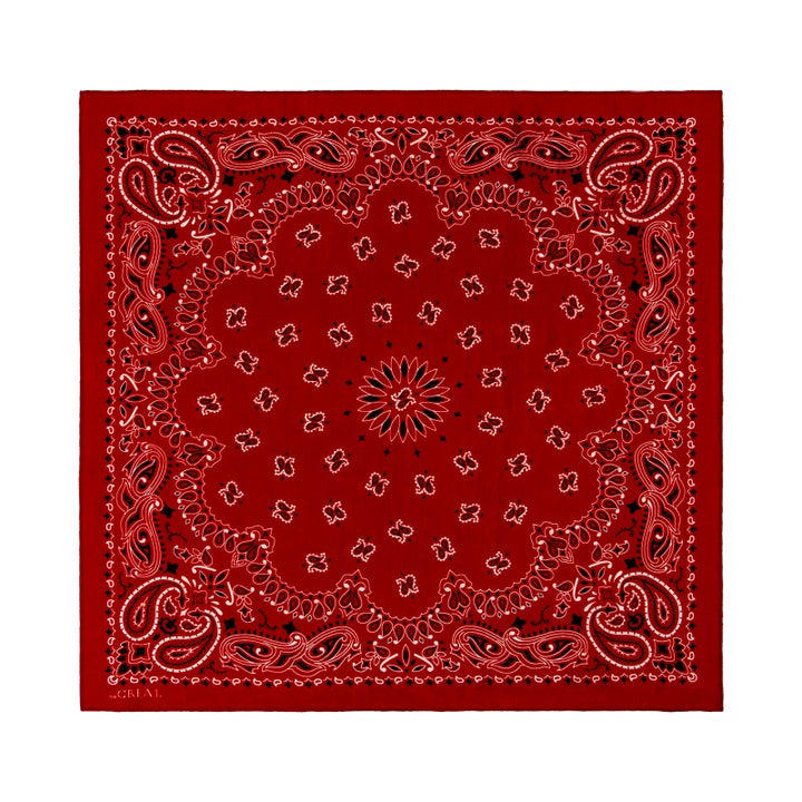The Great - The Silk Bandana in True Red