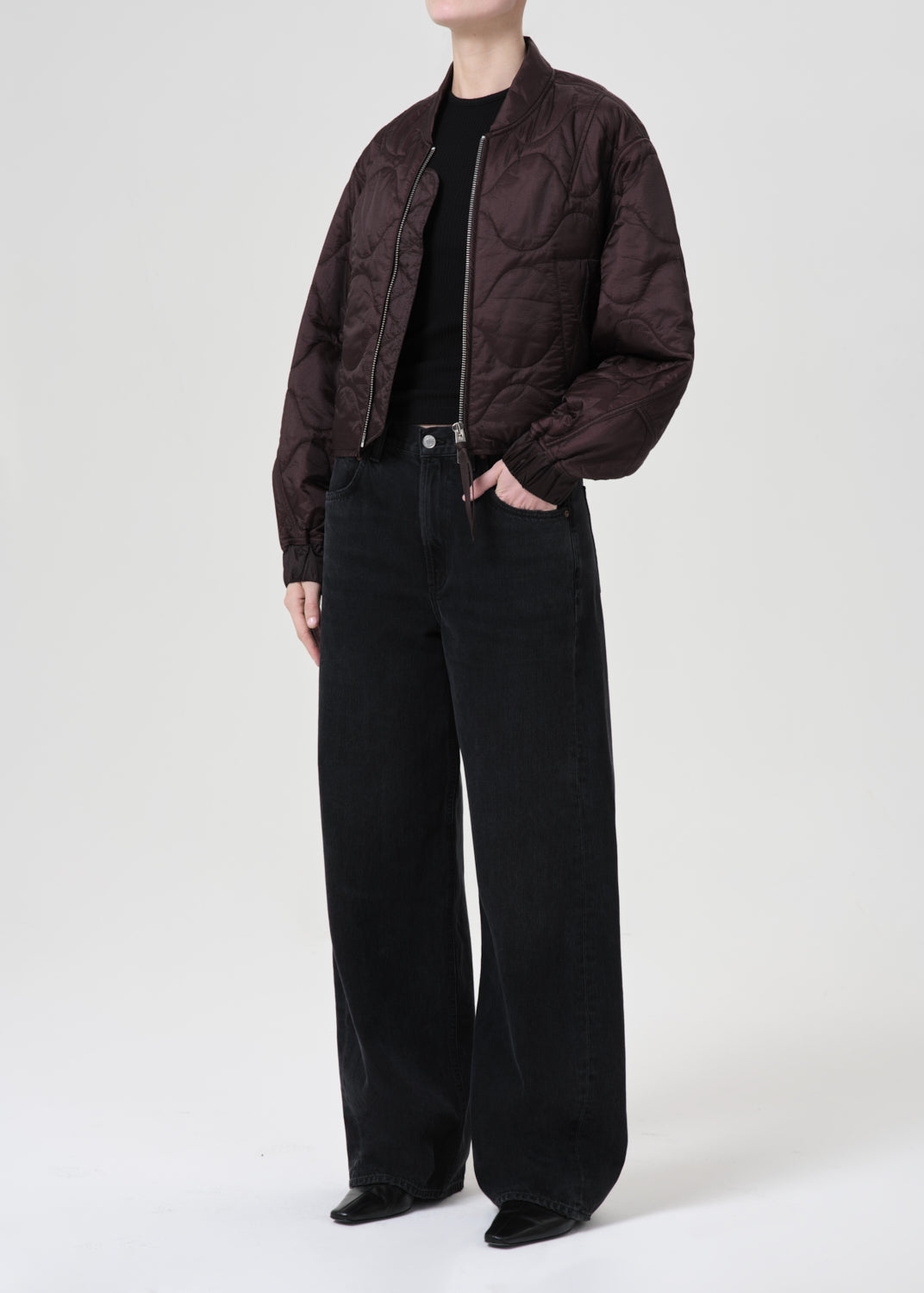 AGOLDE - Iona Quilted Jacket in Infusion