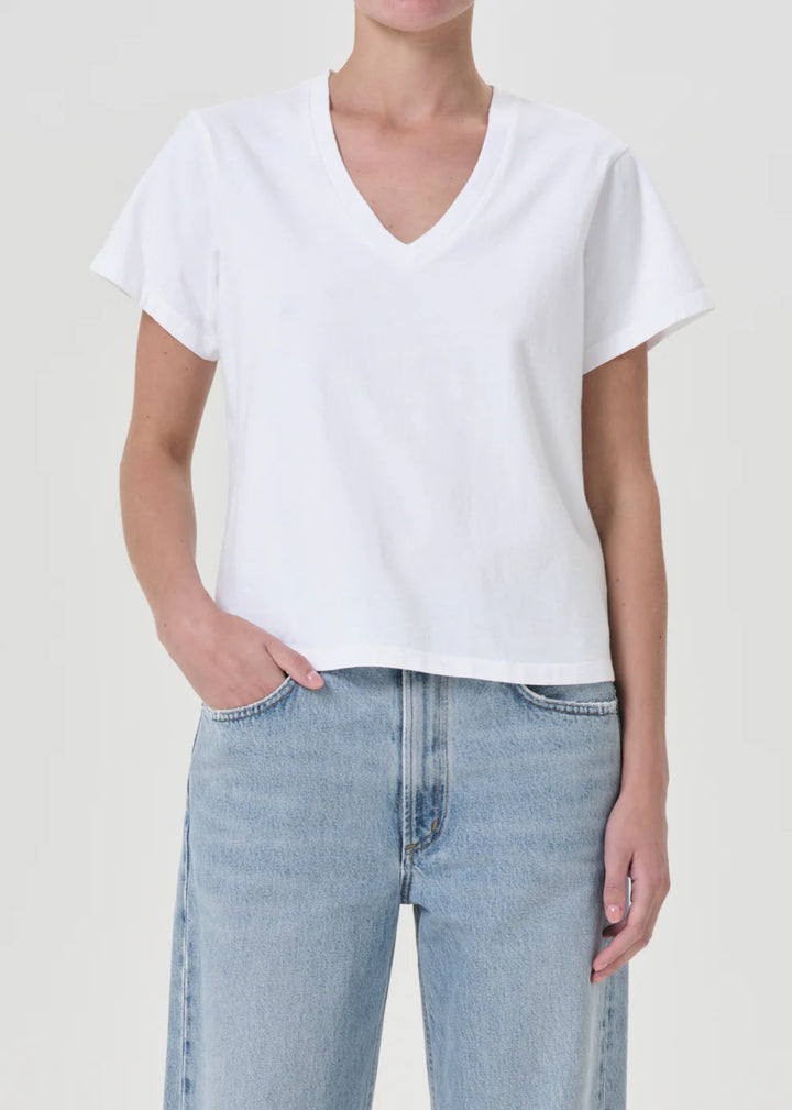 AGoldE - Jones T-Shirt in White