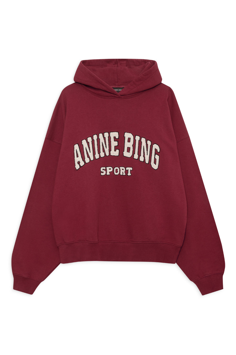 Anine Bing - Alec Hoodie in Cabernet