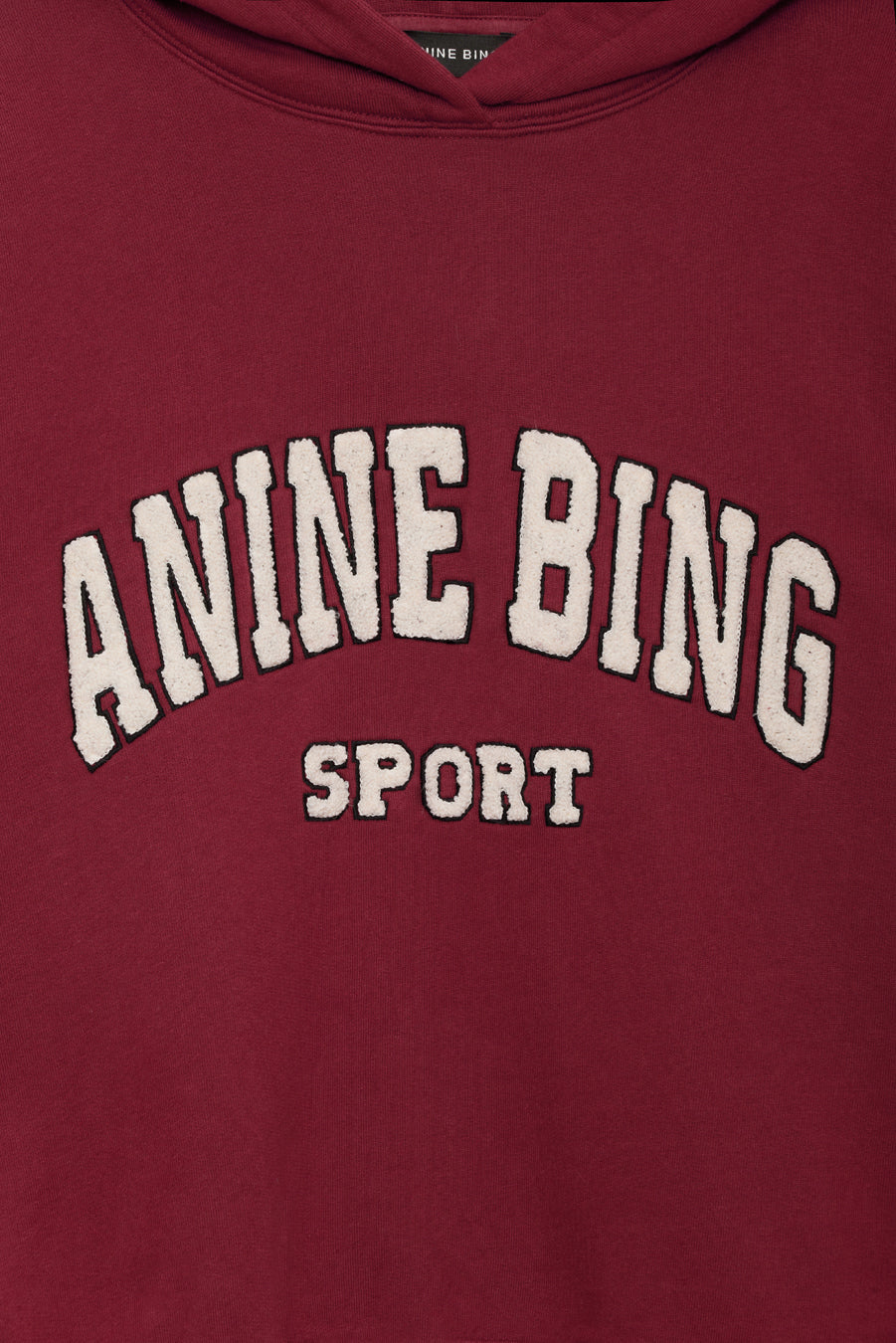 Anine Bing - Alec Hoodie in Cabernet
