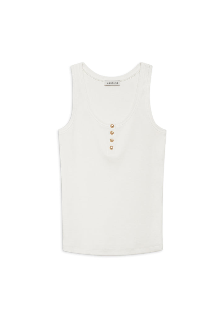 Anine Bing - Alessia Tank in Ivory