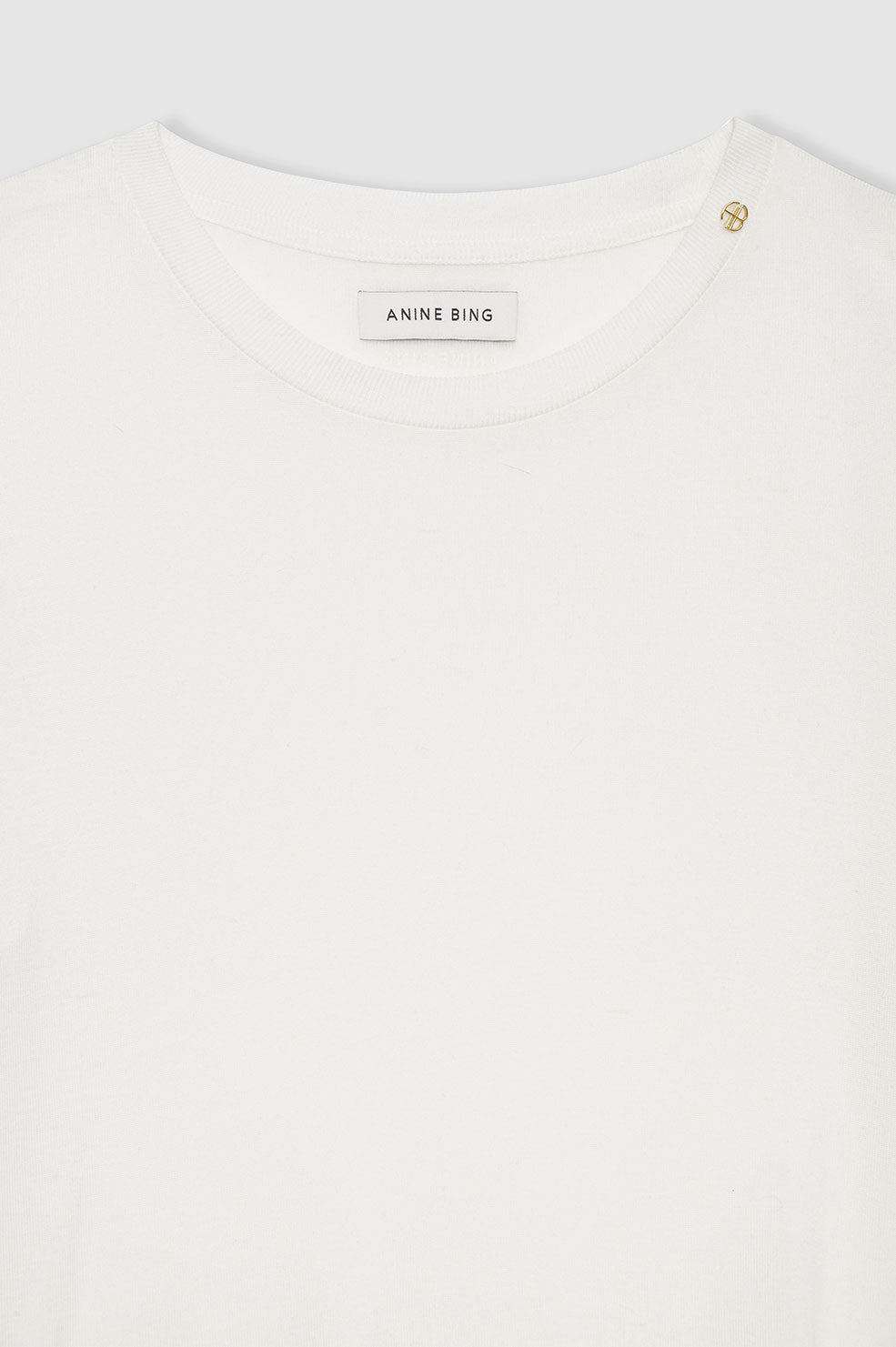Anine Bing - Amani Tee in Off White