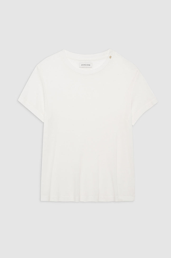 Anine Bing - Amani Tee in Off White