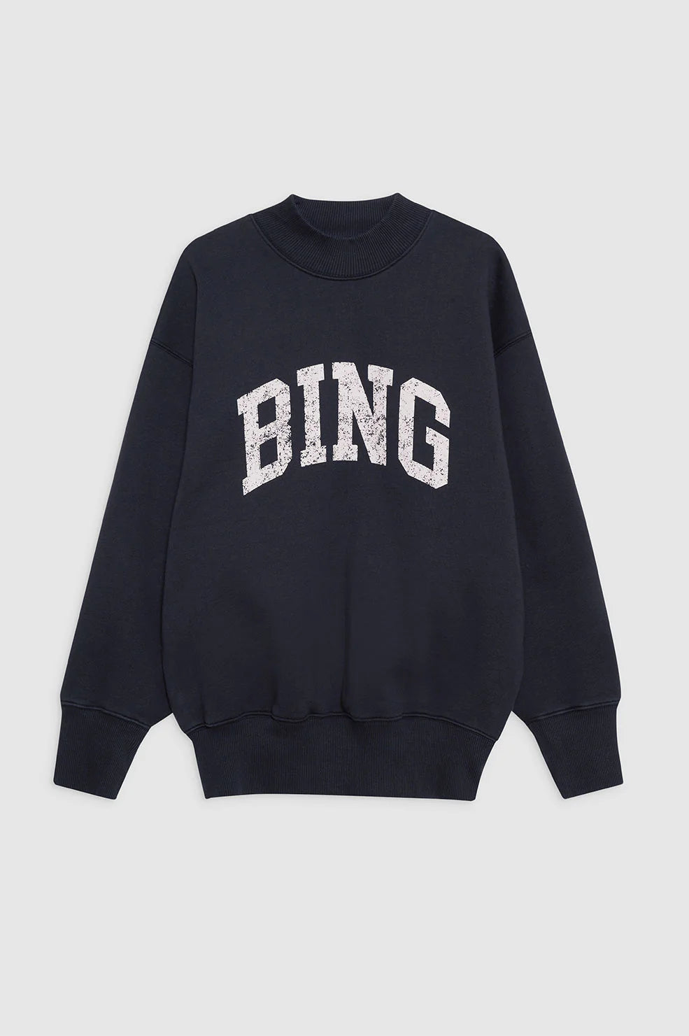 ANINE BING ネイビー トレーナー Anine Bing - Bradie Sweatshirt in Navy – Blond Genius