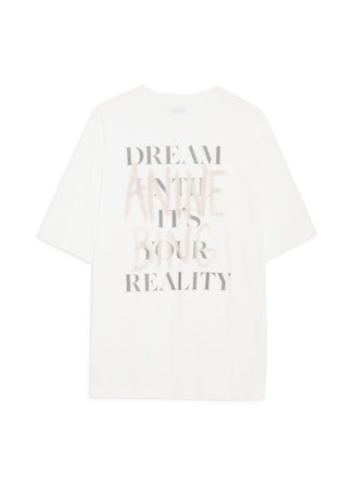 Anine Bing - Cason Tee in Graffiti Ivory