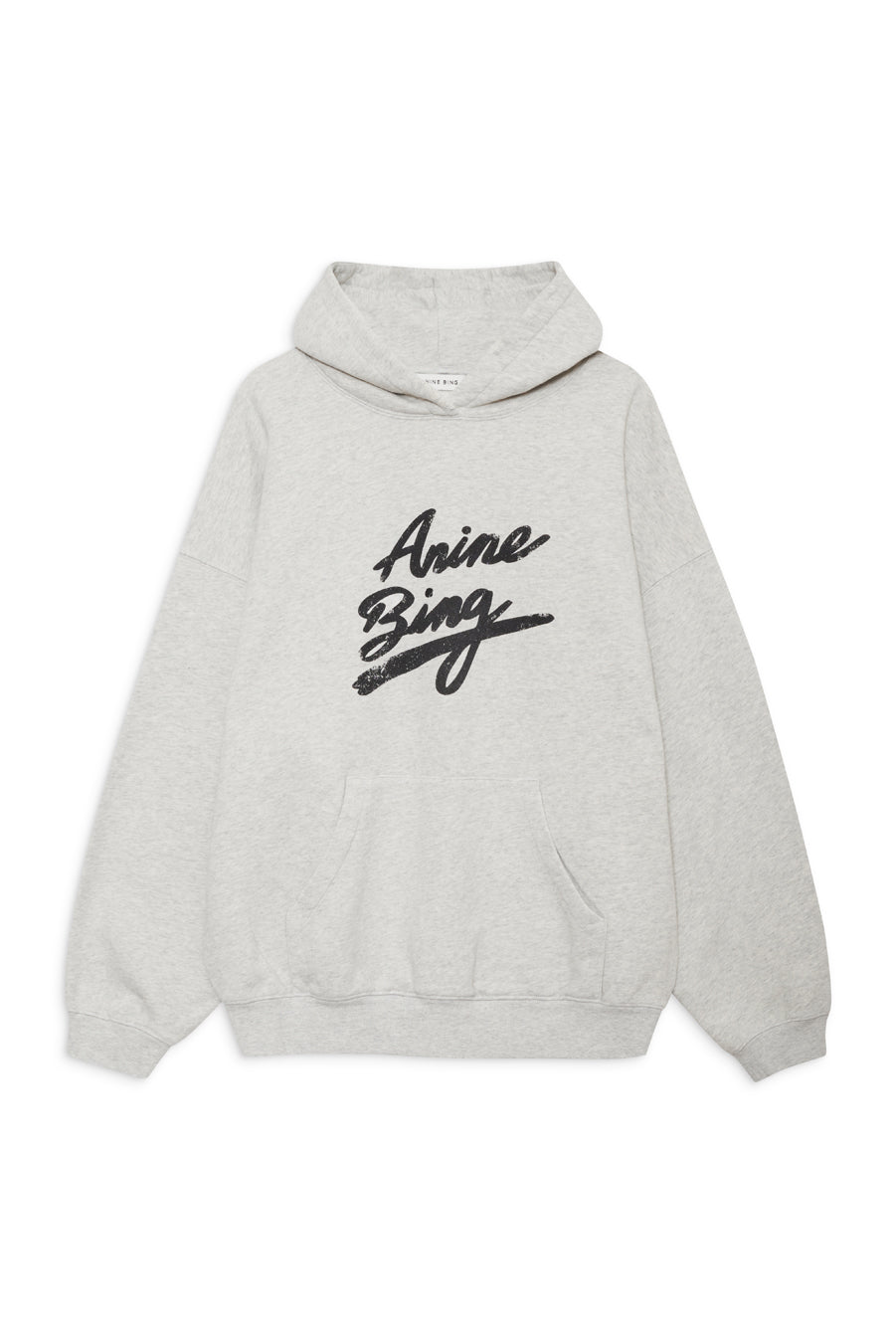 Anine Bing - Harvey Signature Sweatshirt in Heather Grey Sweatshirts