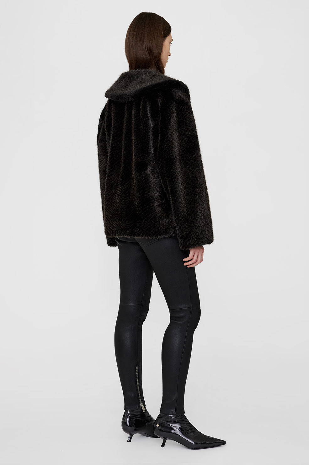 Anine Bing - Hilary Jacket in Black and Brown