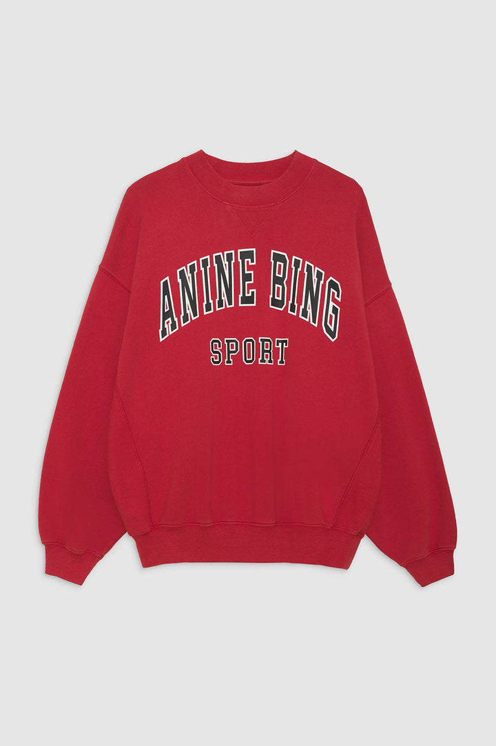 Anine Bing - Jaci Sweatshirt in Red