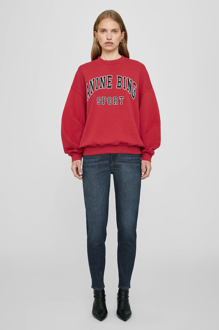Anine Bing - Jaci Sweatshirt in Red