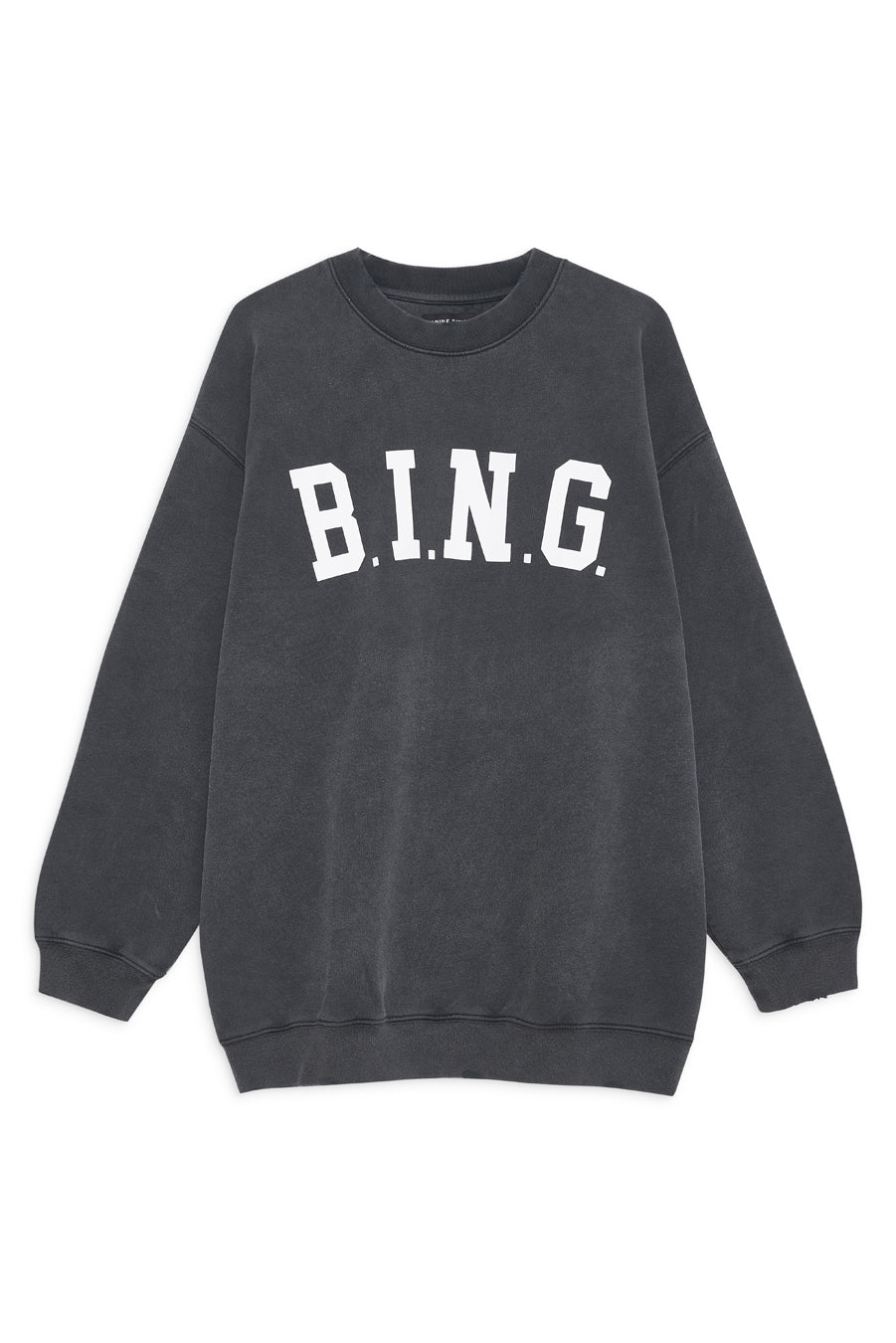Anine Bing - Tyler Sweatshirt Bing in Washed Black