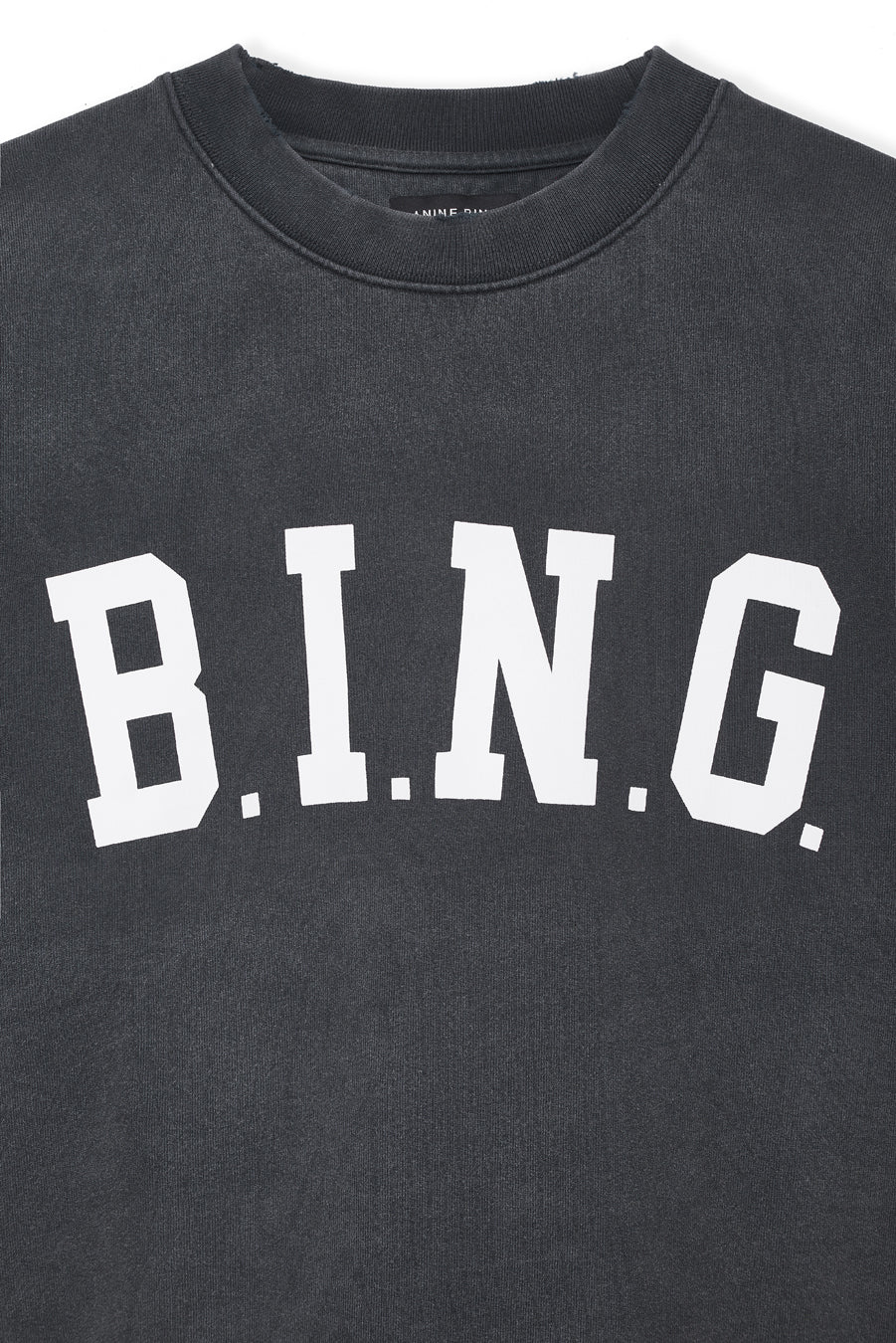 Anine Bing - Tyler Sweatshirt Bing in Washed Black