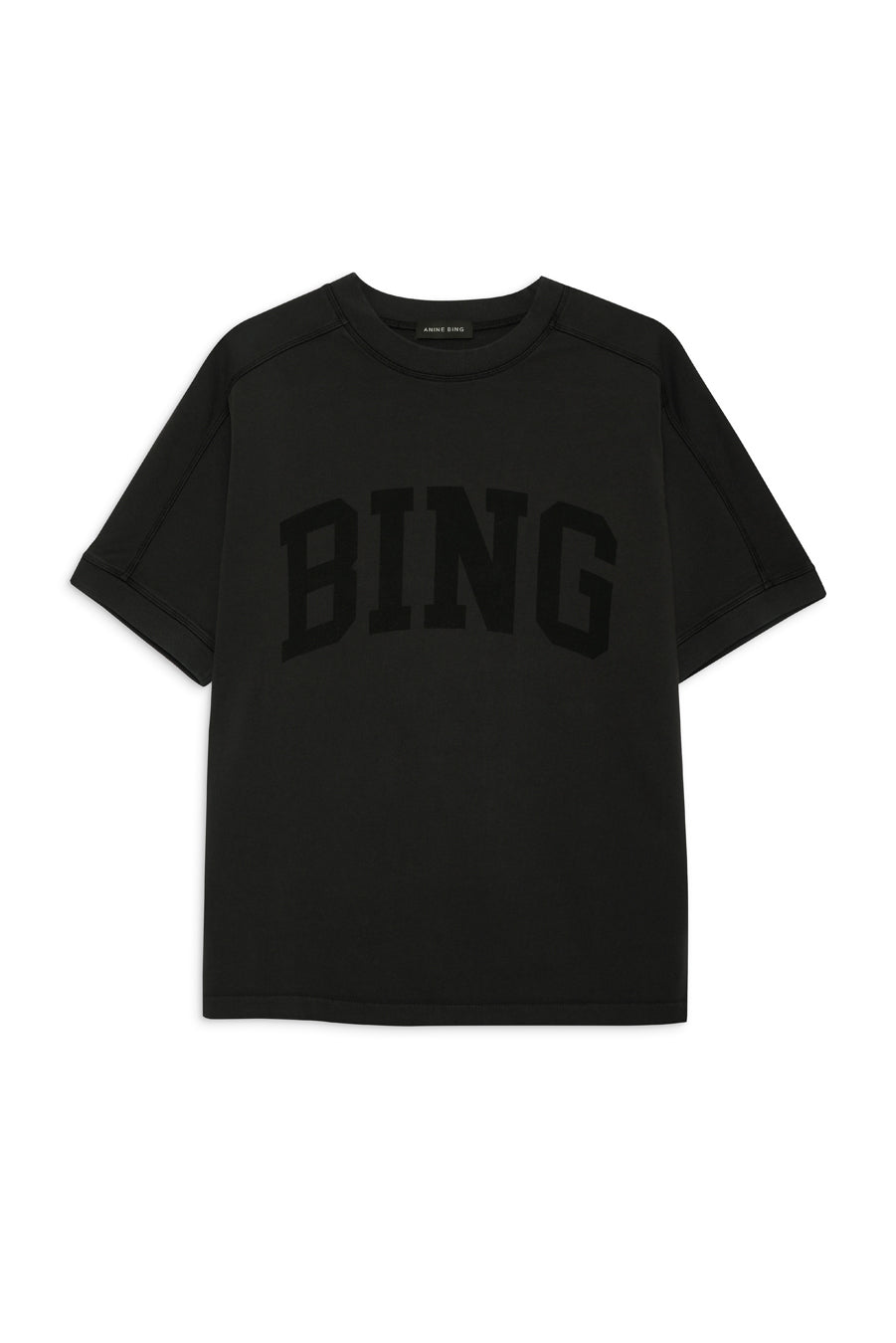 Anine Bing - Jaylin Bing Tee in Vintage Black