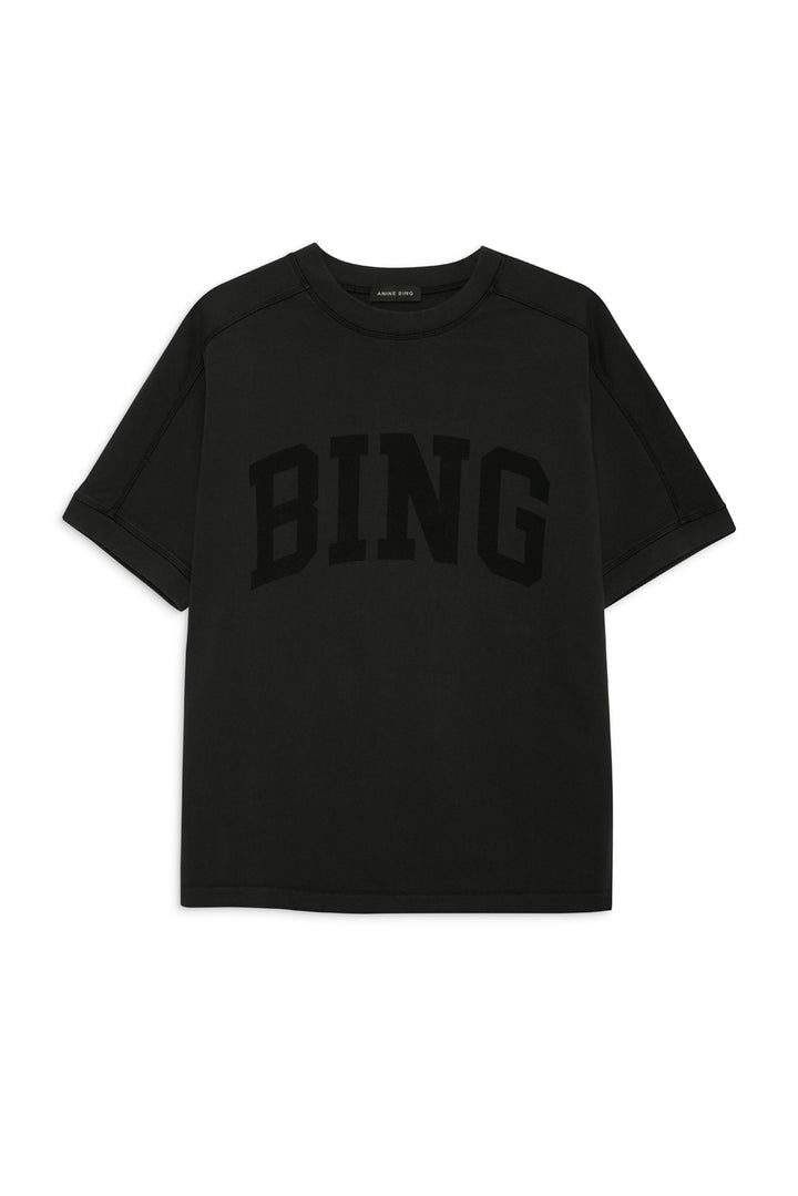Anine Bing - Jaylin Bing Tee in Vintage Black