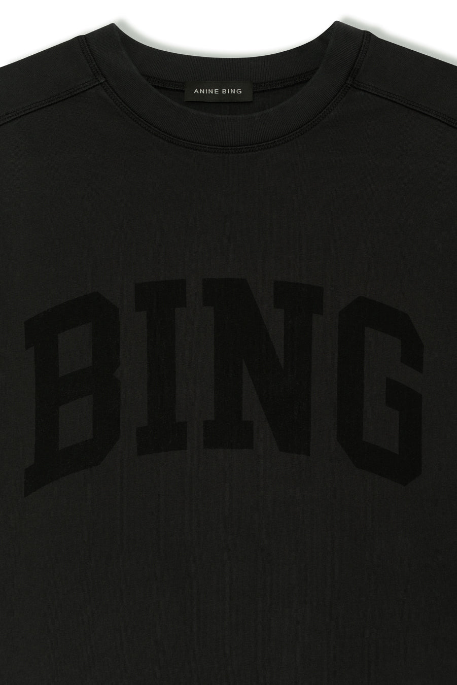 Anine Bing - Jaylin Bing Tee in Vintage Black