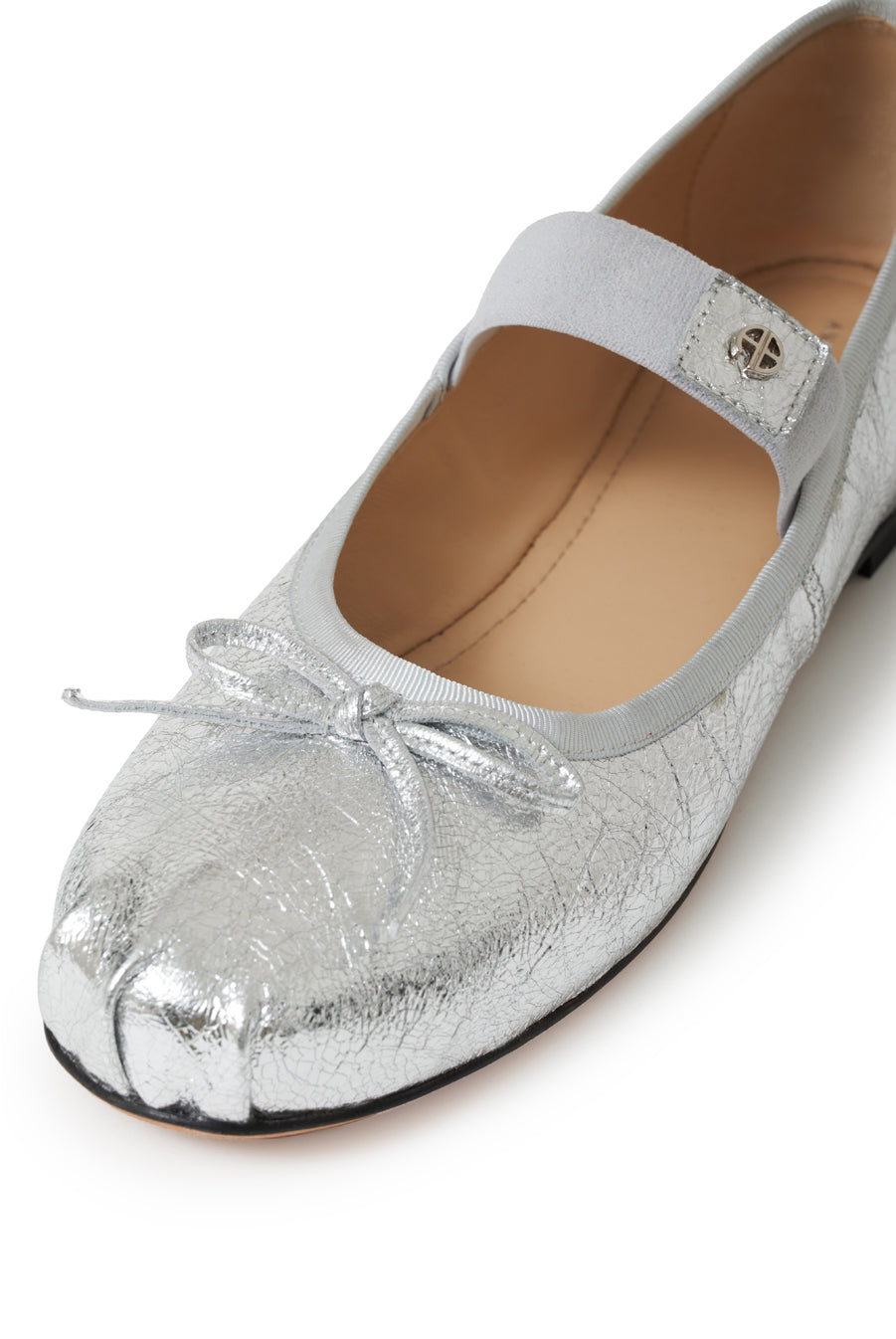 Anine Bing Jolie Flat Shoes Silver Anine Bing Jolie Flat Shoes Silver