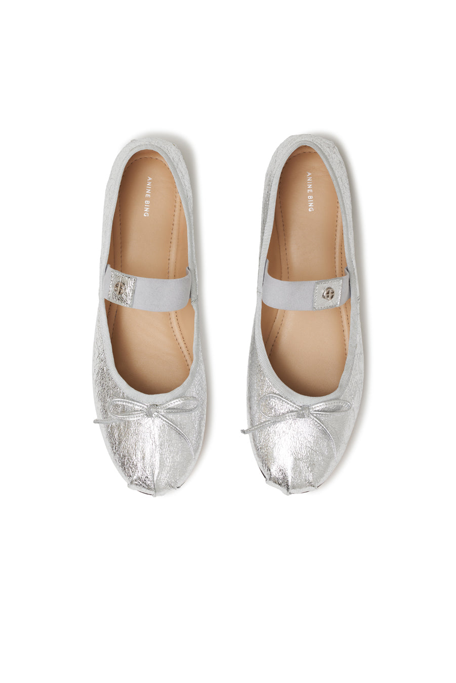 Anine Bing - Jolie Flat in Silver