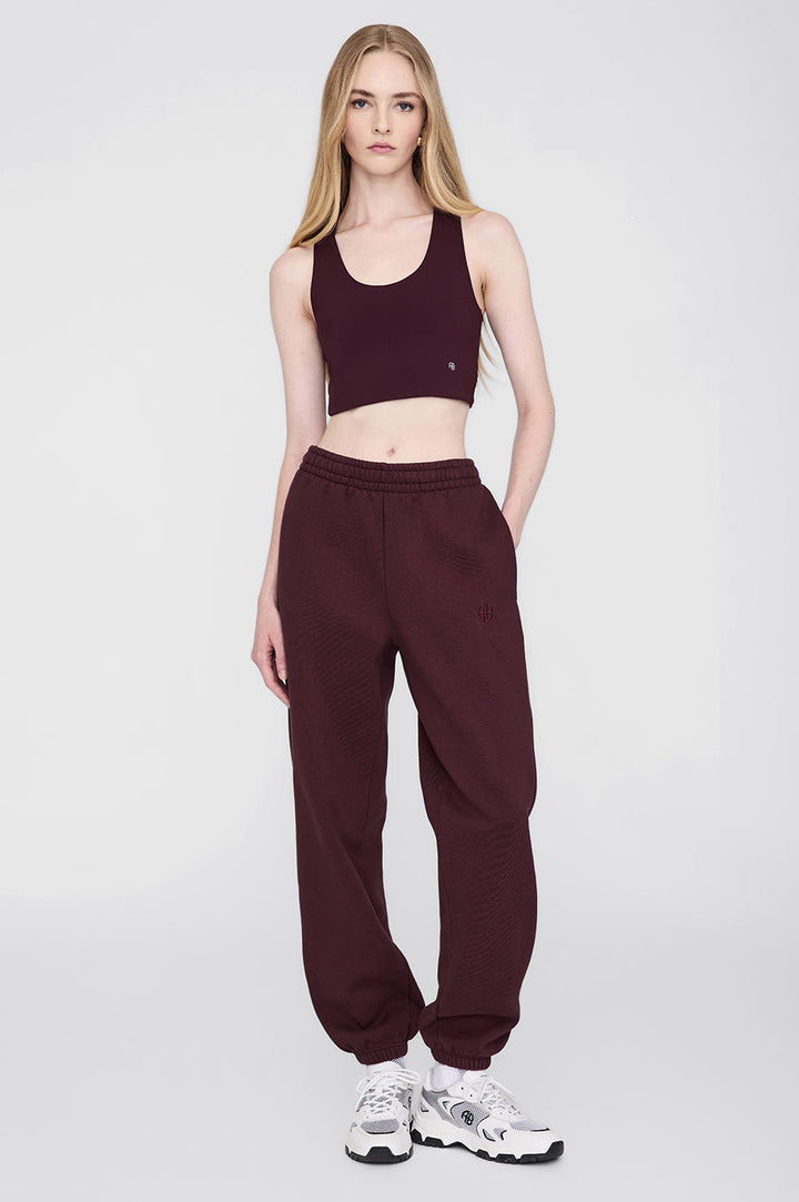 Anine Bing - Karter Jogger in Dark Burgundy