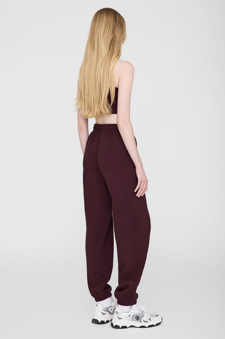 Anine Bing - Karter Jogger in Dark Burgundy