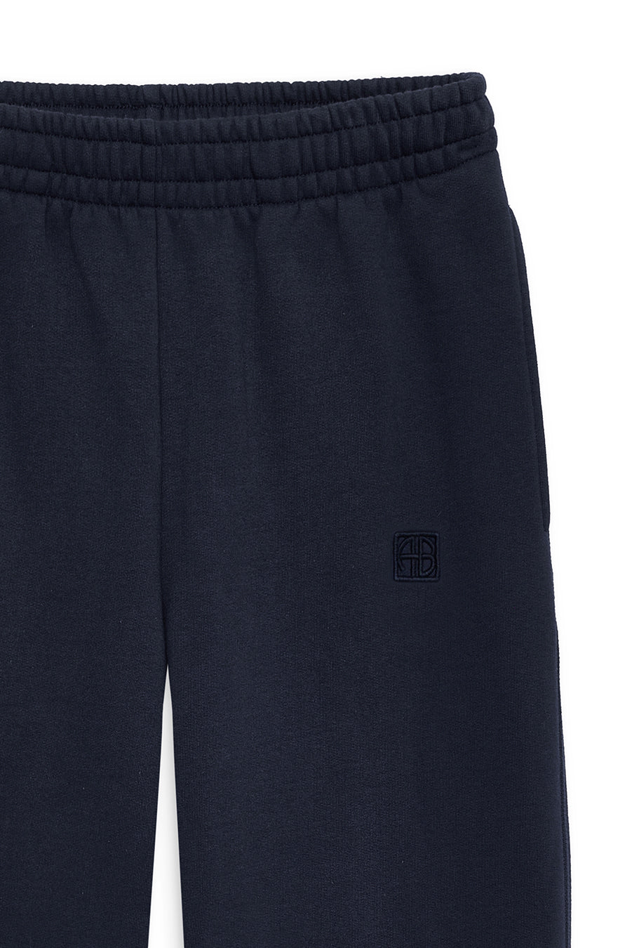 Anine Bing - Karter Jogger Framed Monogram in Washed Navy