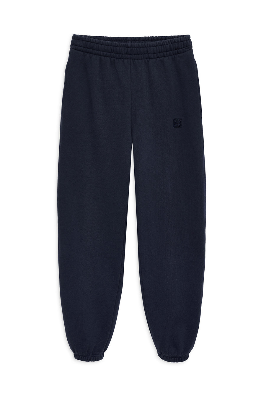 Anine Bing - Karter Jogger Framed Monogram in Washed Navy