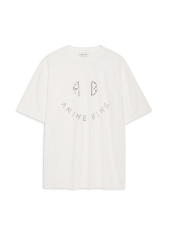 Anine Bing - Kent Tee Smiley in Ivory