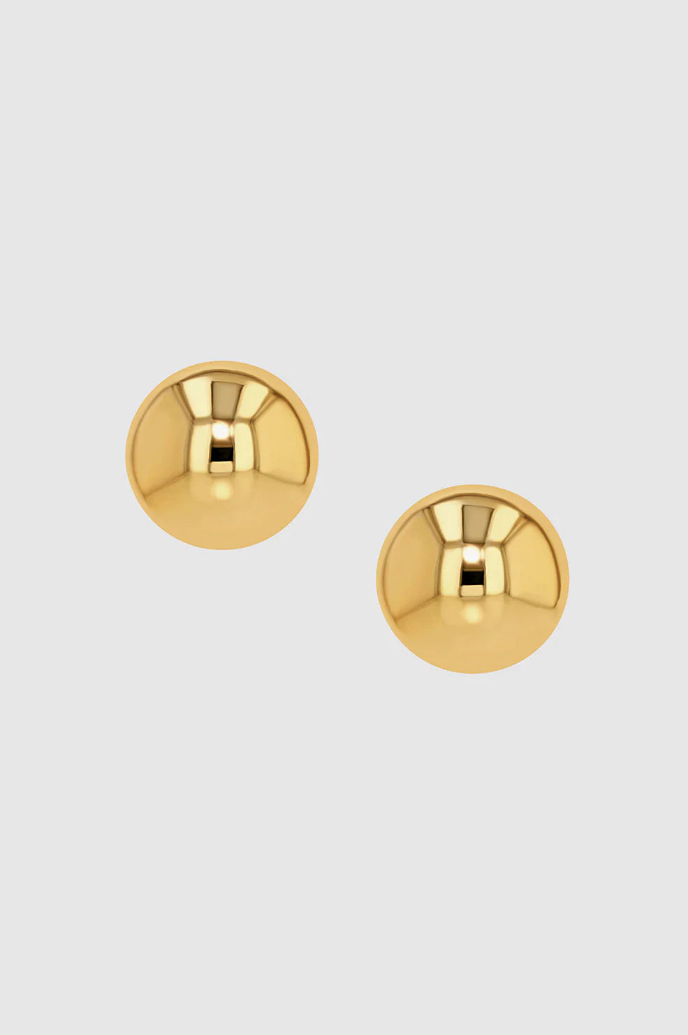 Anine Bing - Large Dome Earrings in Gold