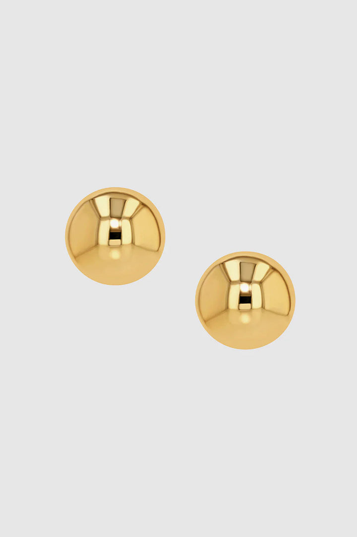 Anine Bing - Large Dome Earrings in Gold