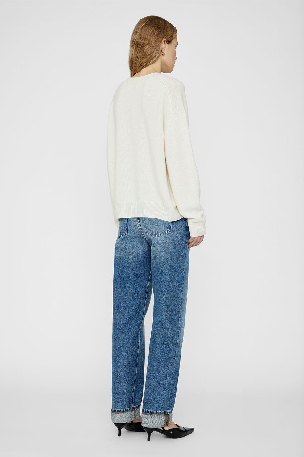 Anine Bing - Lee Sweater in Cream