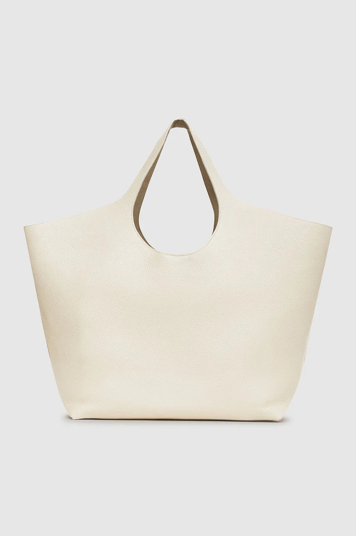 Anine Bing - Lili Tote in Sand Pebbled