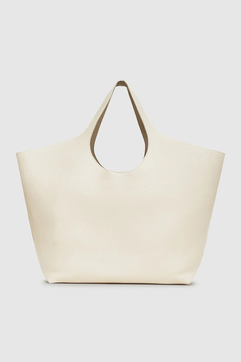 Anine Bing - Lili Tote in Sand Pebbled – Blond Genius