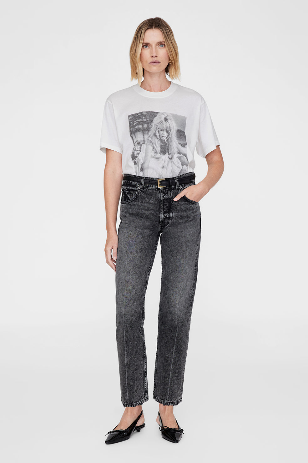 ANINE BING★リリ・ティー AB X DK X ブリジット・バルドー ANINE BING Lili Tee AB X DK X Brigitte Bardot | Shopbop