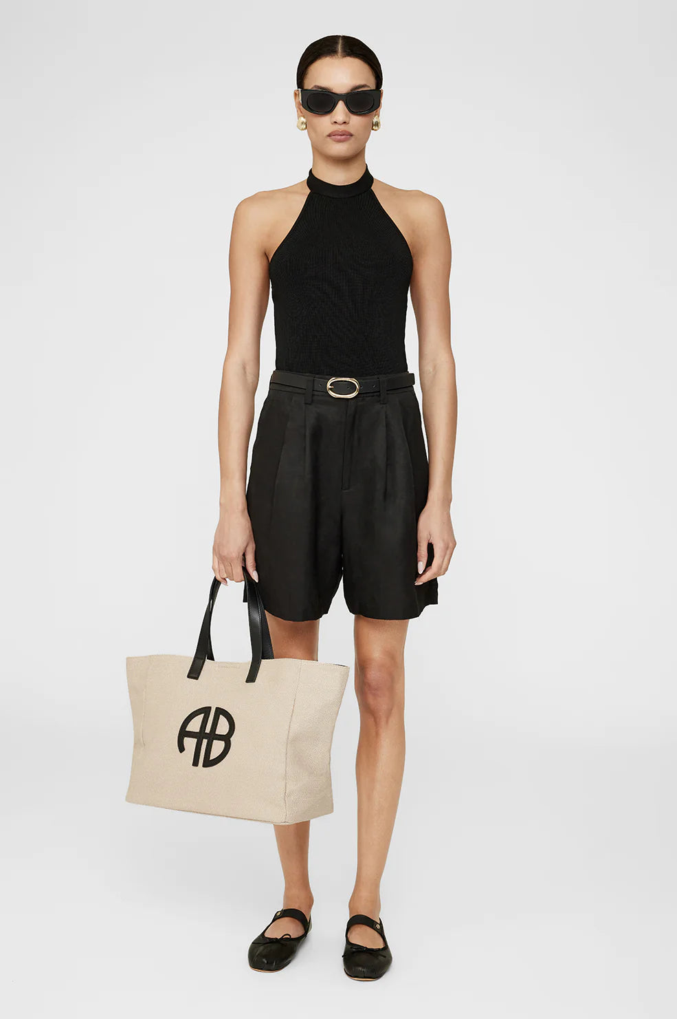 【ANINE BING】】ミディアムリオ◇トートバッグ Anine Bing - Medium Rio Tote in Brown – Blond Genius