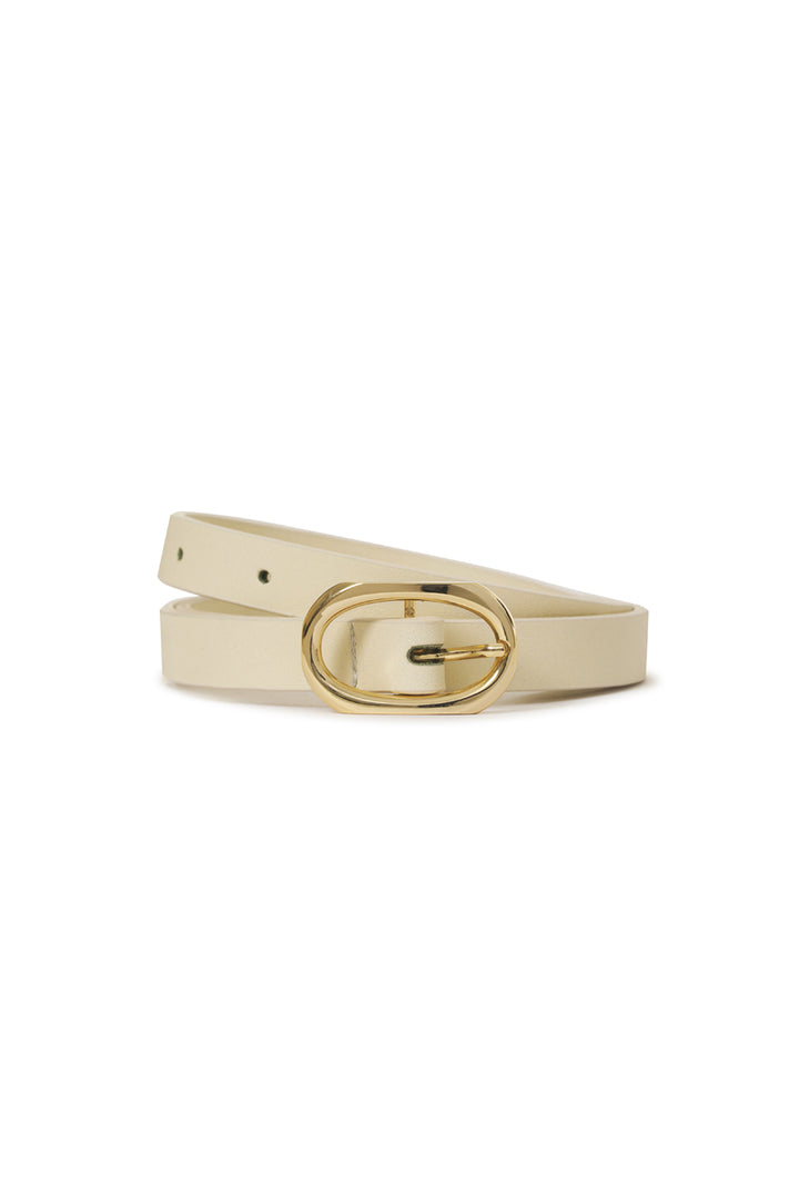 Anine Bing - Mini Signature Belt in Ivory