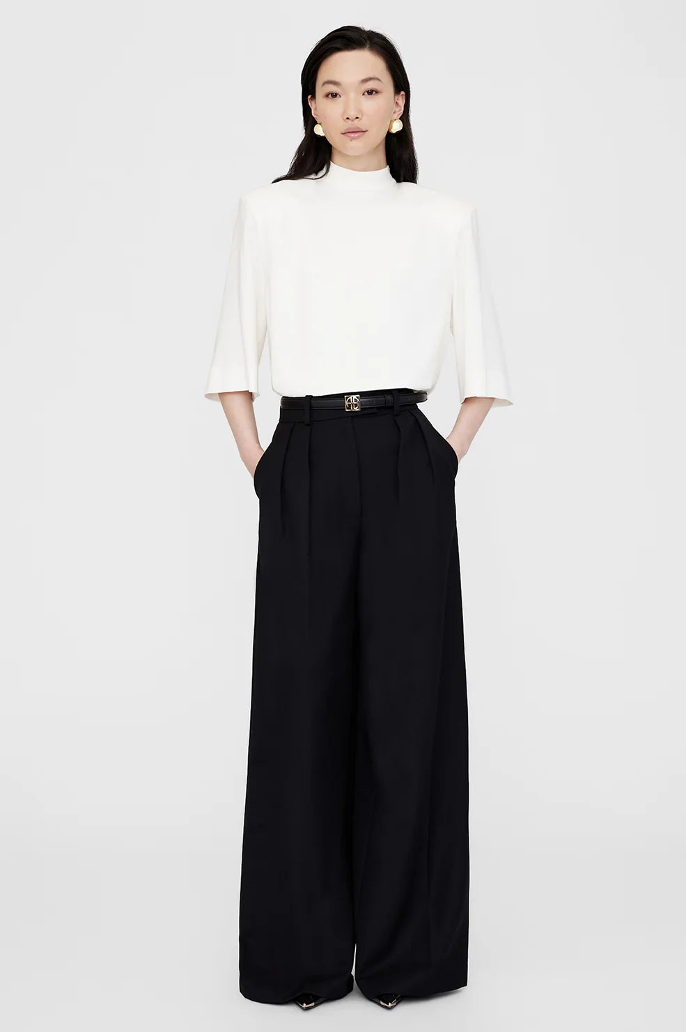 Anine Bing - Paulina Top in Ivory