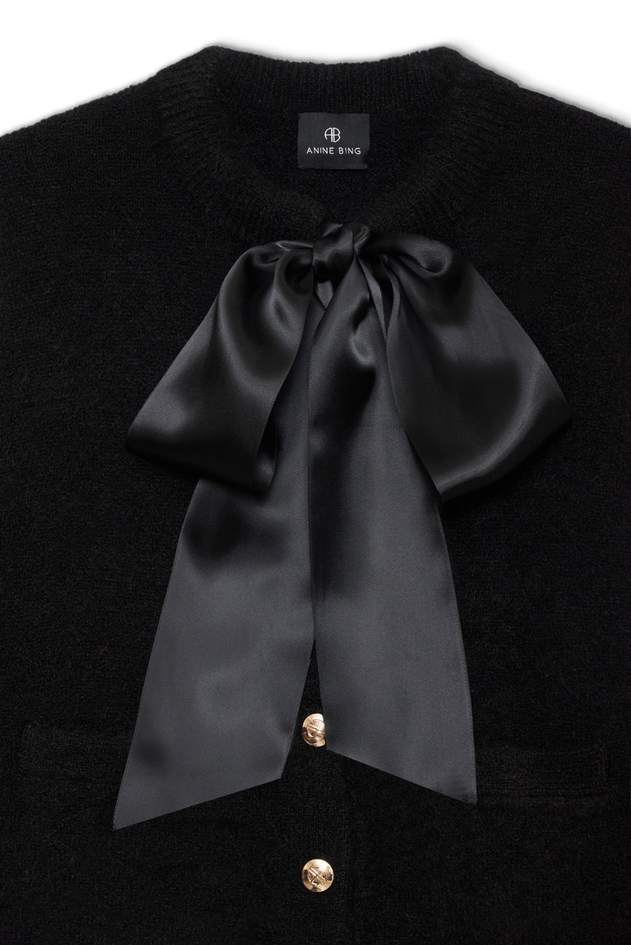 Anine Bing - Rhodes Cardigan in Black Cardigans