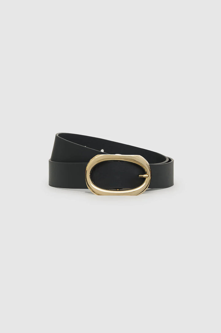 Anine Bing - Signature Link Belt in Black