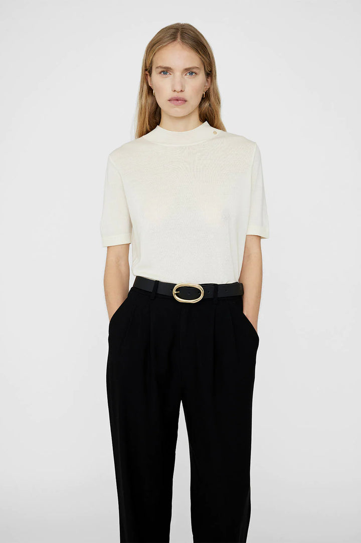 Anine Bing - Signature Link Belt in Black