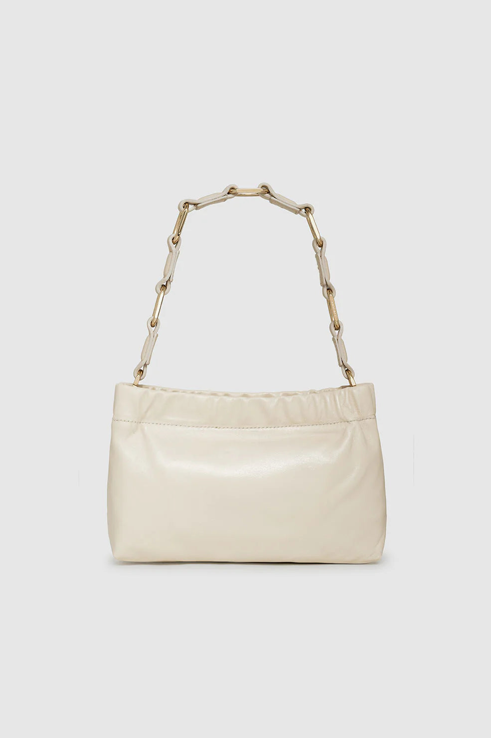 Anine Bing - Small Kate Shoulder Bag in Ivory – Blond Genius Anine Bing - Small Kate Shoulder Bag in Ivory – Blond Genius