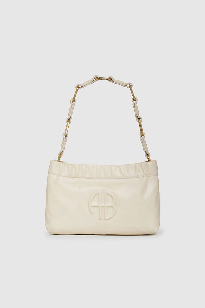 Anine Bing - Small Kate Shoulder Bag in Ivory