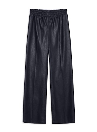 Anine Bing - Soto Pant in Nigh Sky Vegan Leather
