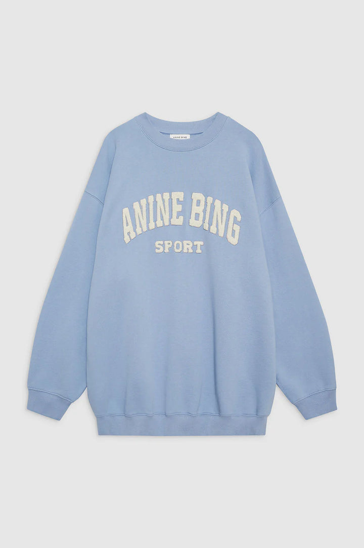 Anine Bing - Tyler Crewneck in Capri Blue
