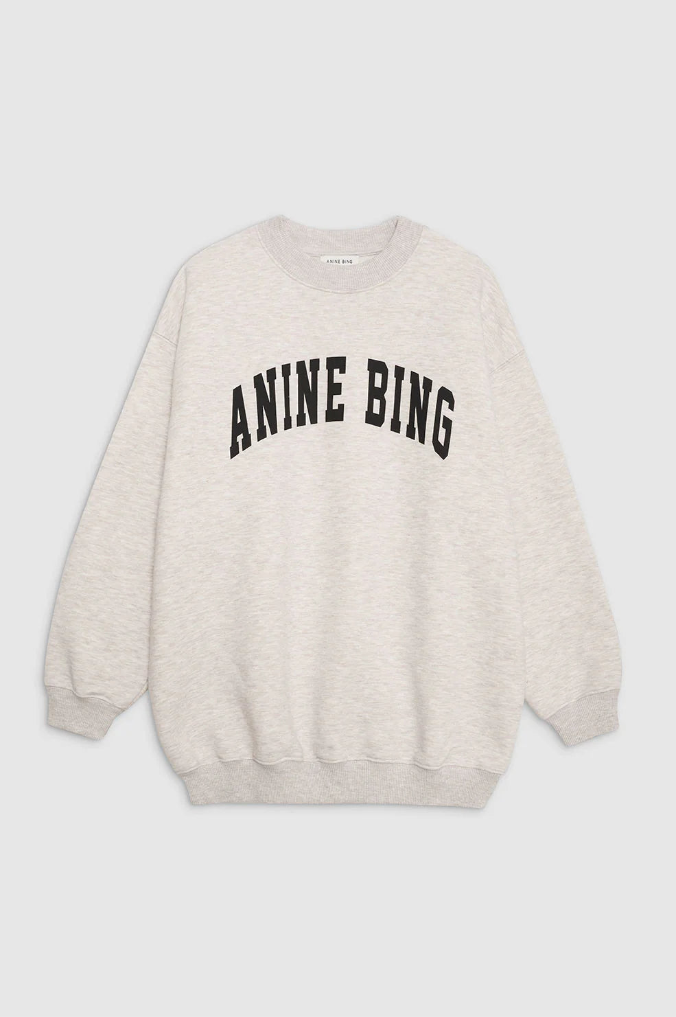 Anine Bing - Tyler Sweatshirt in Oat Melange
